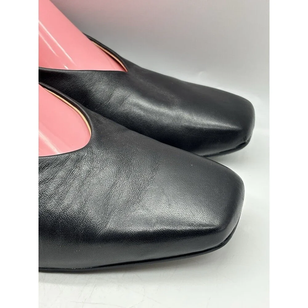 Sam Edelman Kasey Ballet Flats Black Leather Women’s Sz 9 Square Toe